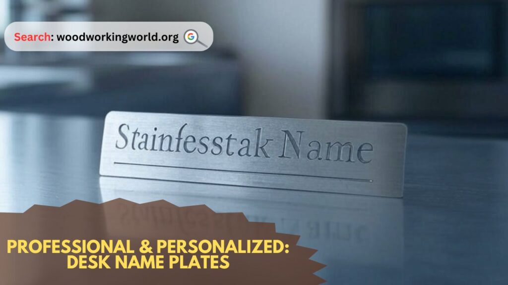 Professional & Personalized: Desk Name Plates