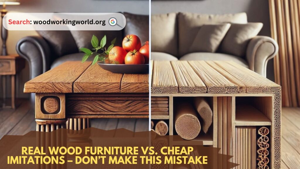Real Wood Furniture vs. Cheap Imitations – Don’t Make This Mistake
