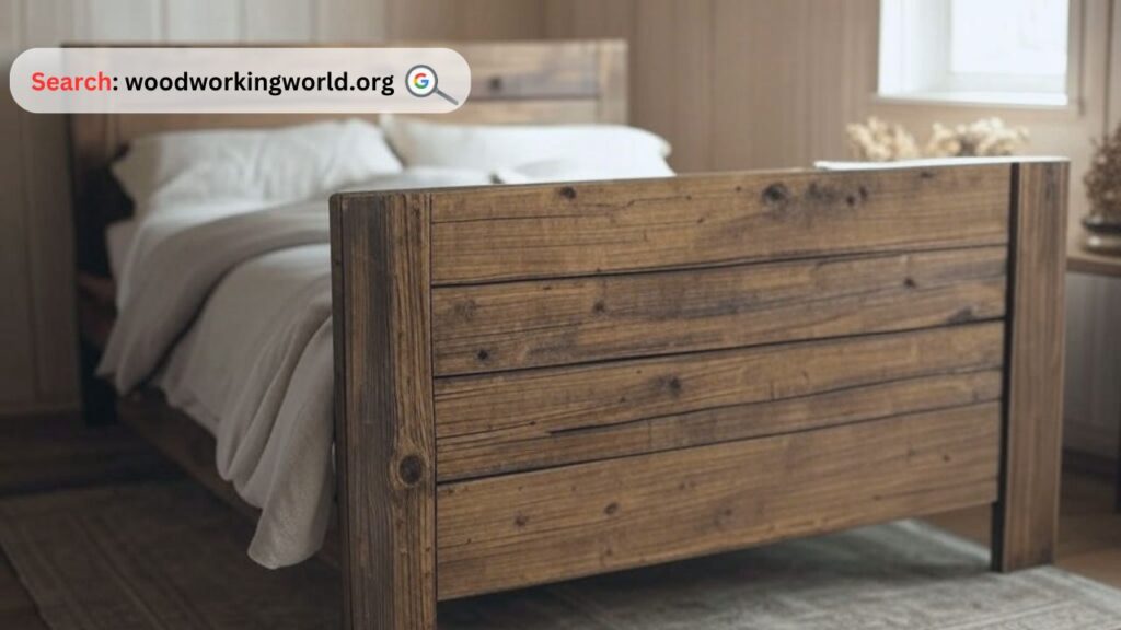 Rustic Charm! This Bed Frame Brings Warmth Home