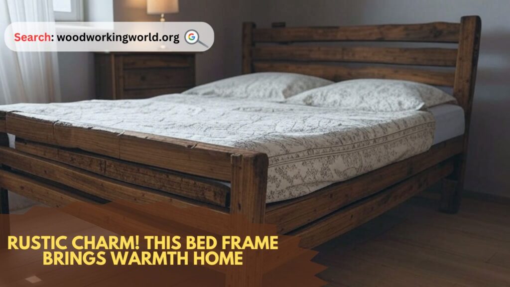 Rustic Charm! This Bed Frame Brings Warmth Home