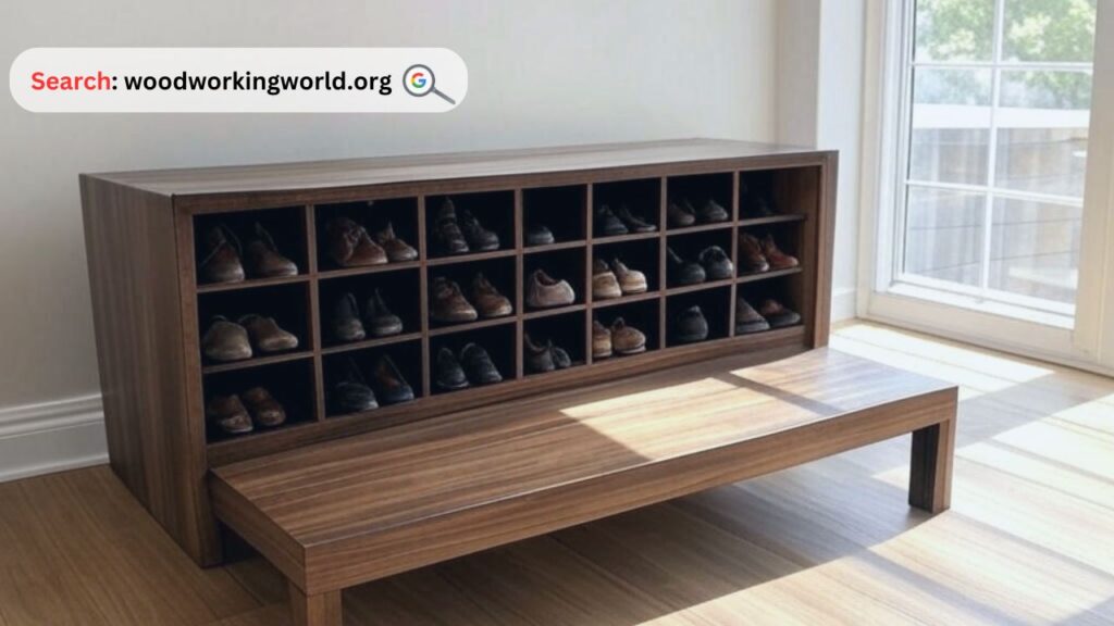 Sit & Store! Perfect Entryway Bench Solution