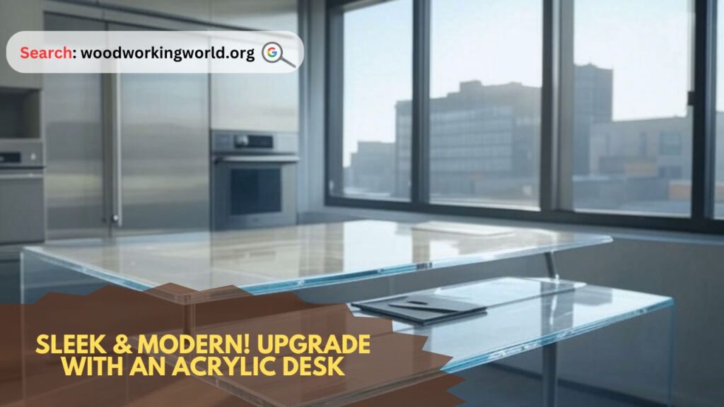 Sleek & Modern! Upgrade with an Acrylic Desk