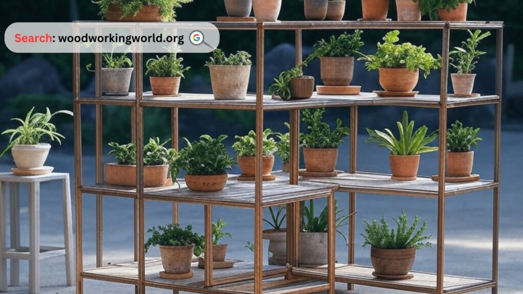 Sleek & Sturdy! Elevate Plants with Metal Stands