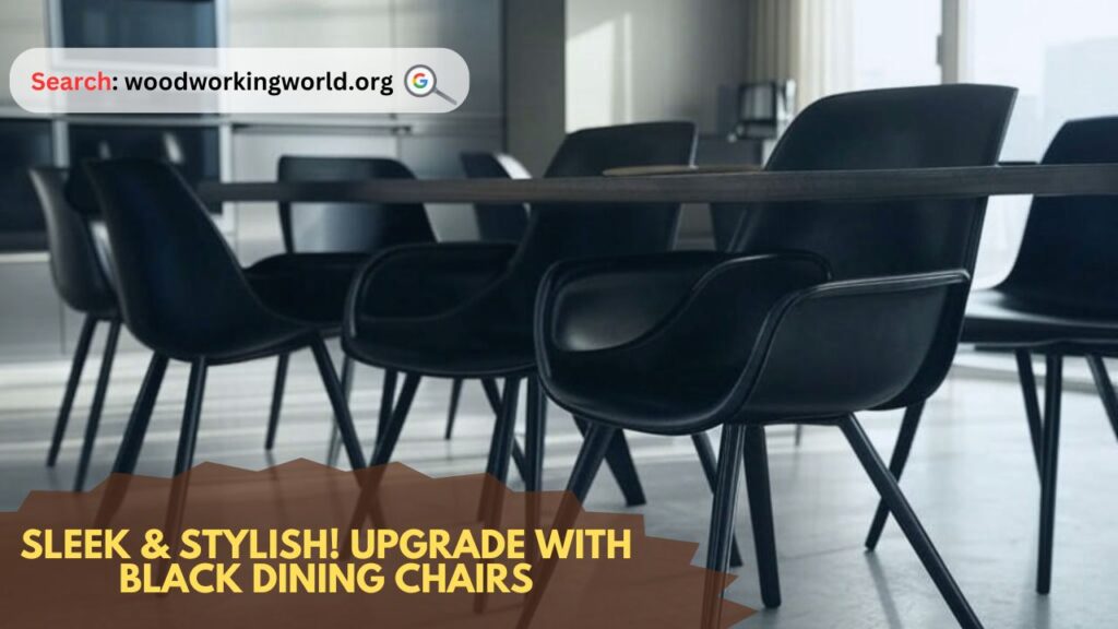 Sleek & Stylish! Upgrade with Black Dining Chairs