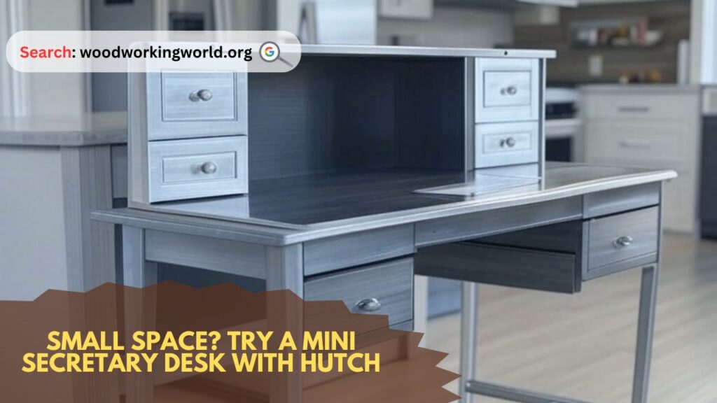 Small Space? Try a Mini Secretary Desk with Hutch