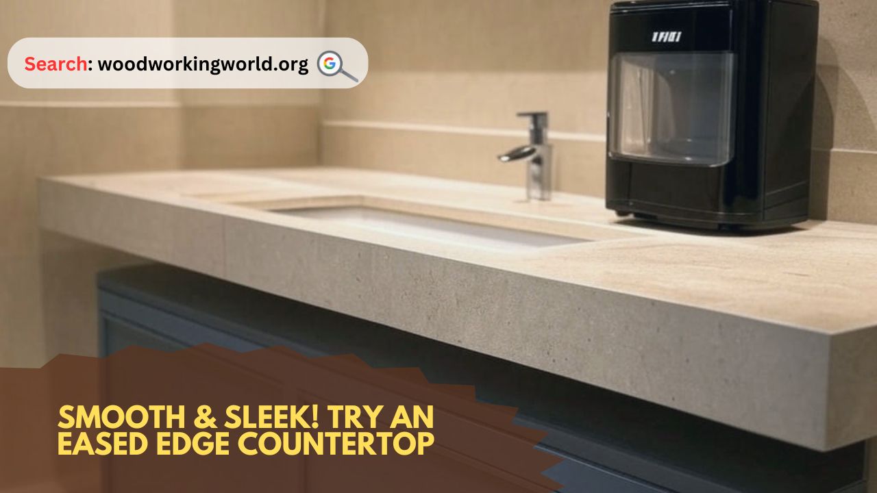 Smooth & Sleek! Try an Eased Edge Countertop