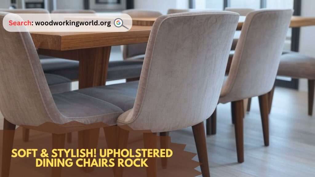 Soft & Stylish! Upholstered Dining Chairs Rock