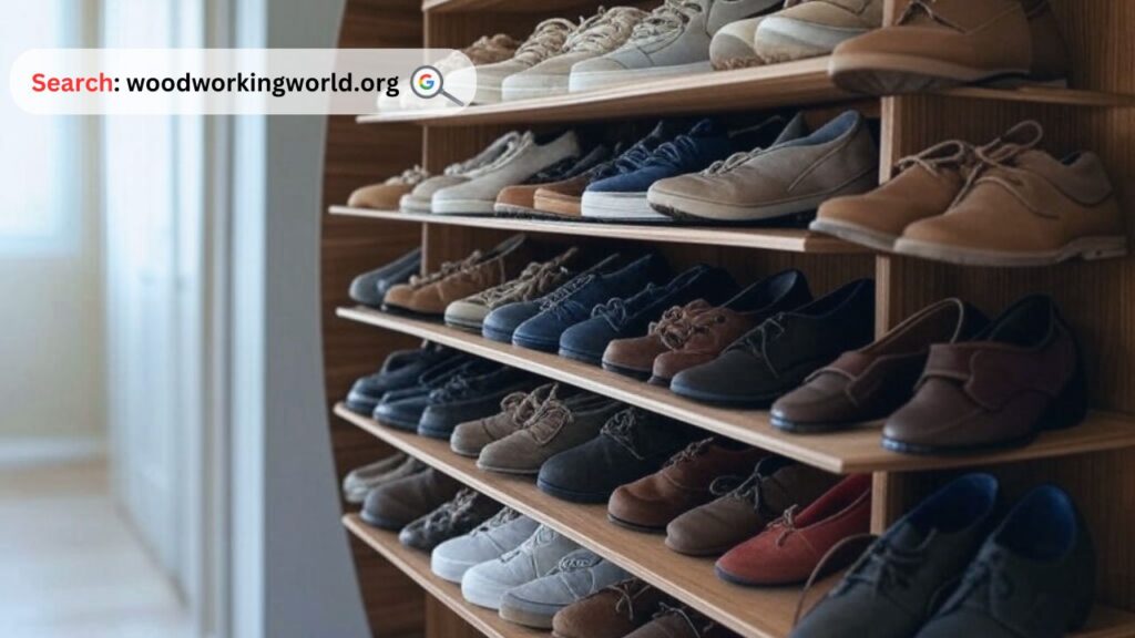 Space-Saver! Hang a Door Shoe Rack