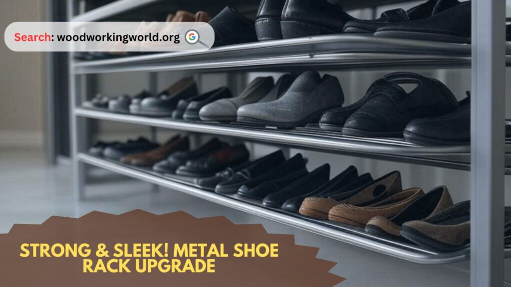Strong & Sleek! Metal Shoe Rack Upgrade