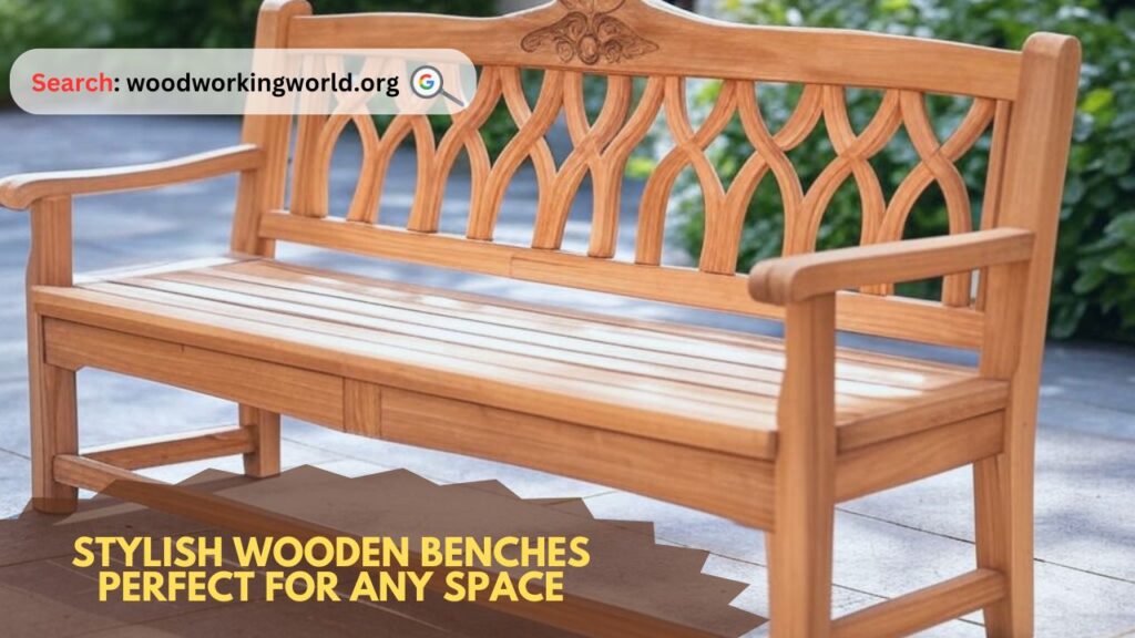 Stylish wooden benches perfect for any space
