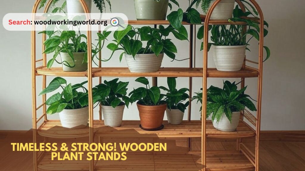Timeless & Strong! Wooden Plant Stands