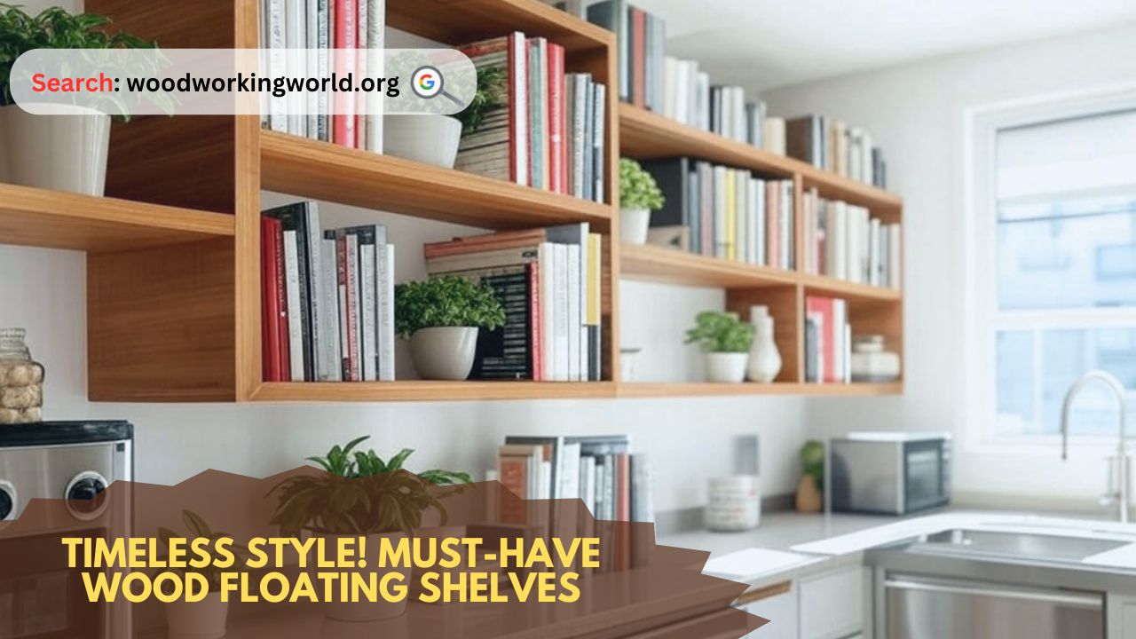 Timeless Style! Must-Have Wood Floating Shelves