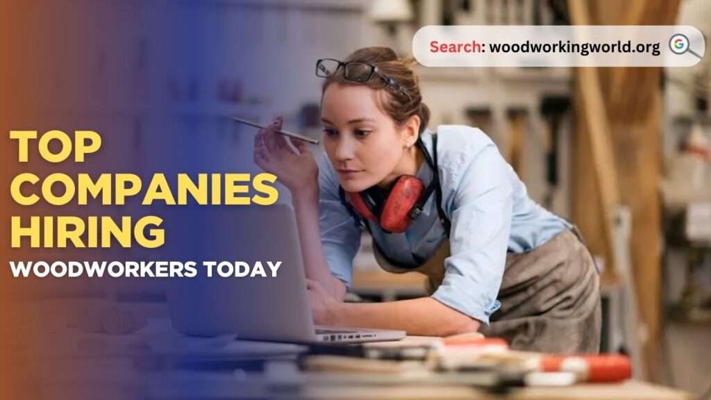 Top Companies Hiring Woodworkers Today