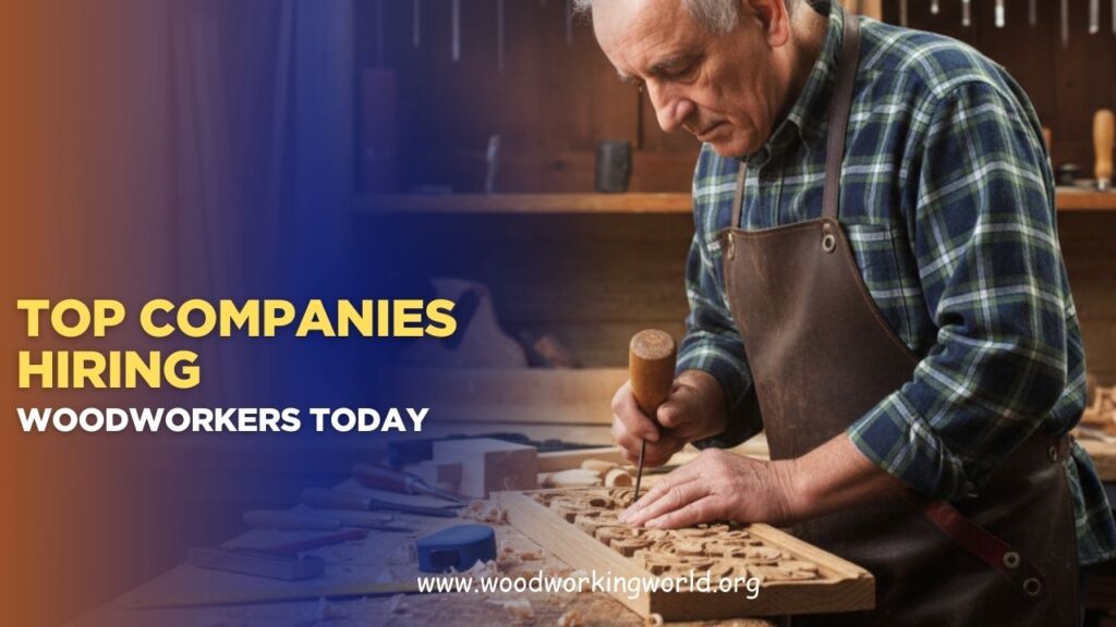 Top Companies Hiring Woodworkers Today