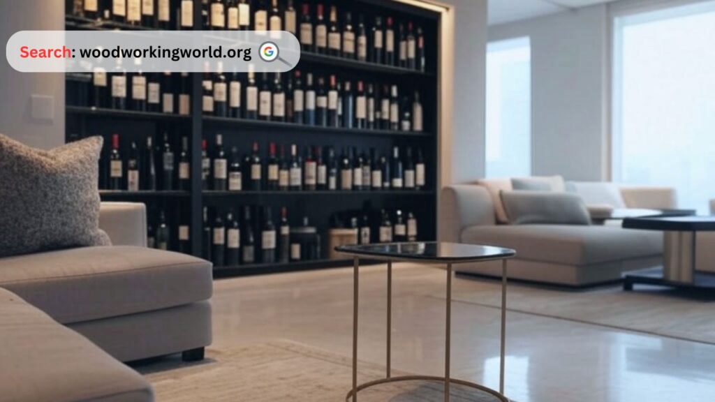Turn your wall into a stunning wine display