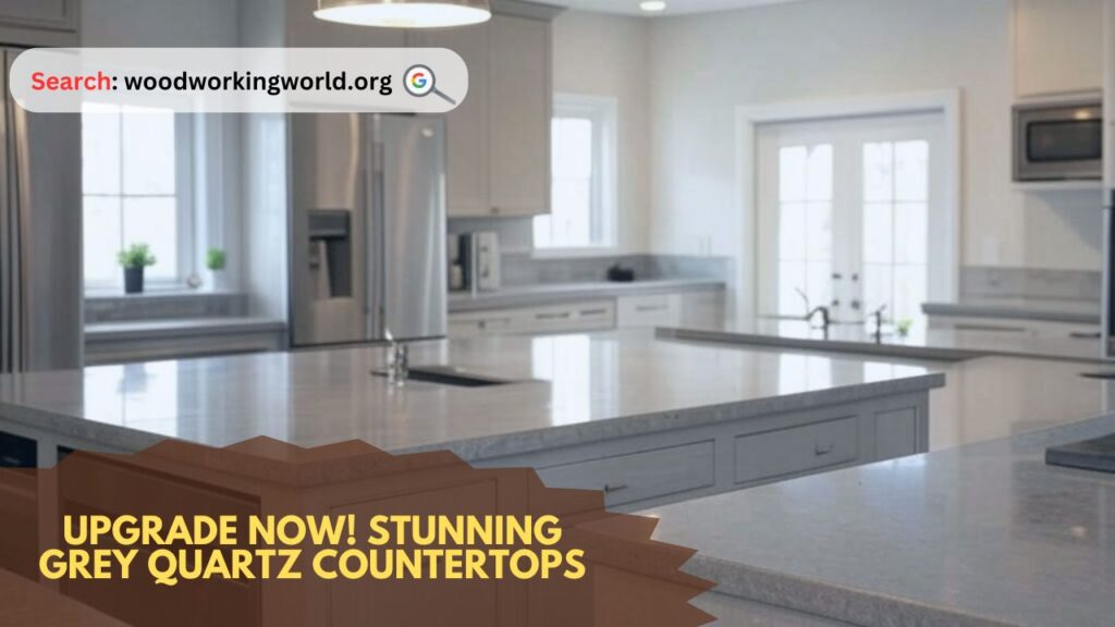 Upgrade Now! Stunning Grey Quartz Countertops