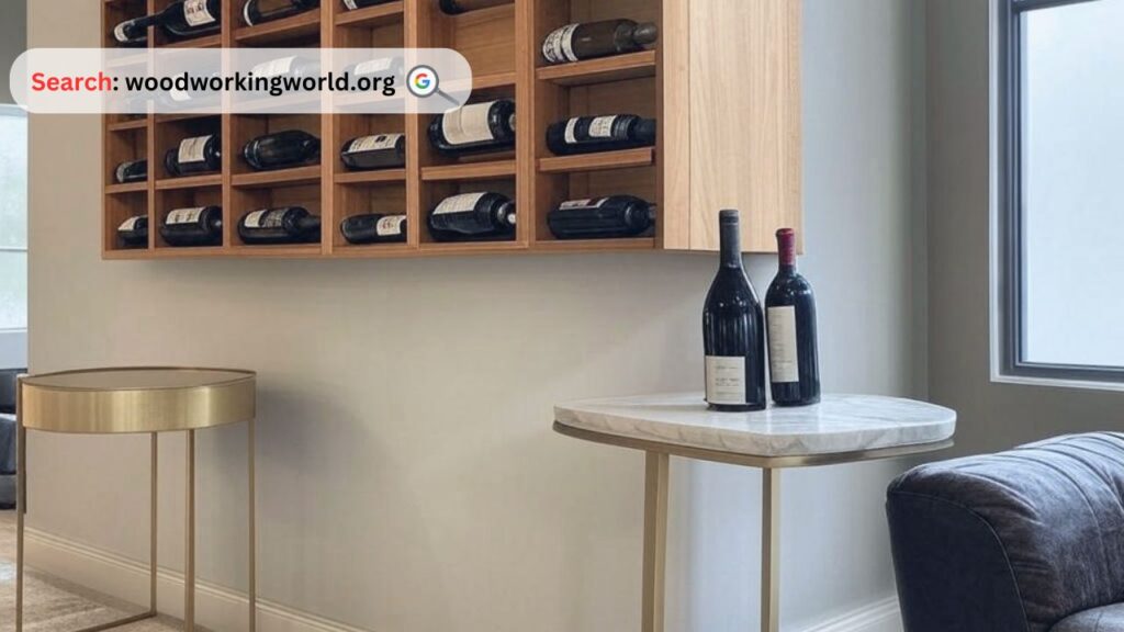 Upgrade storage with a trendy rack wine rack