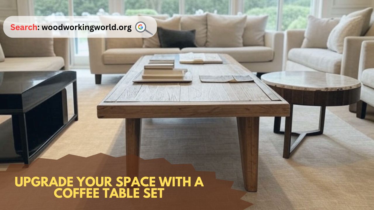 Upgrade your space with a coffee table set