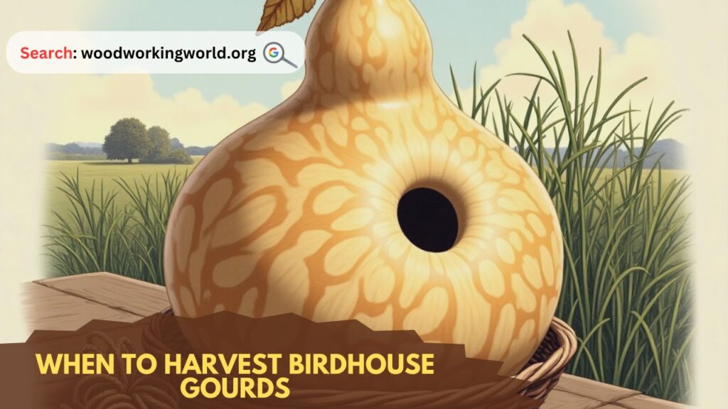 When to Harvest Birdhouse Gourds