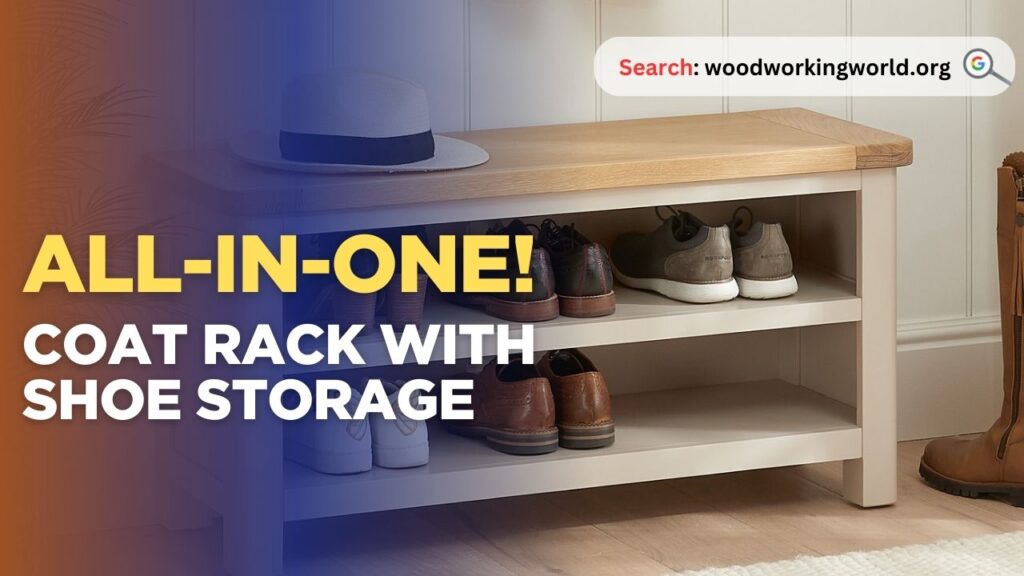 All-in-One! Coat Rack with Shoe Storage