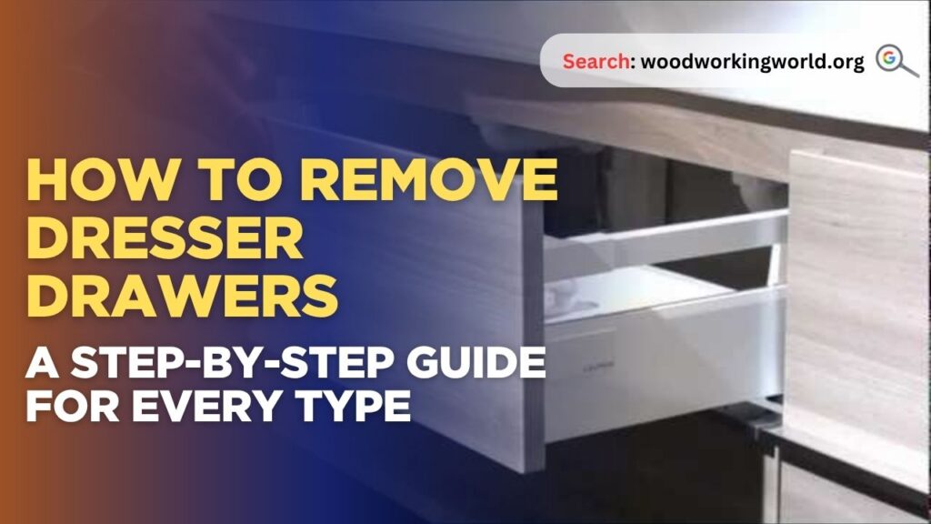 How to Remove Dresser Drawers: A Step-by-Step Guide for Every Type