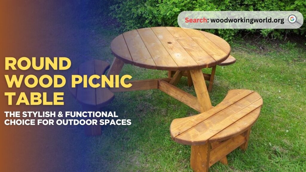 Round Wood Picnic Table: The Stylish & Functional Choice for Outdoor Spaces
