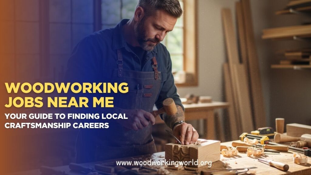 Woodworking Jobs Near Me: Your Guide to Finding Local Craftsmanship Careers