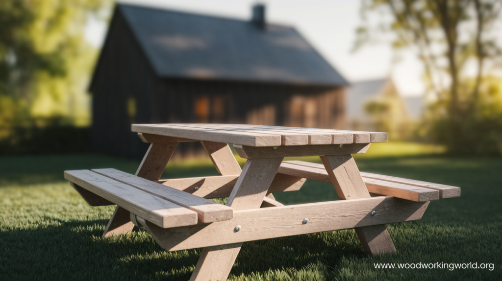 Wood Picnic Table with Benches: A Classic Choice for Outdoor Living