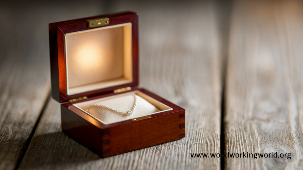 Vintage Wooden Jewelry Box: A Timeless Storage Treasure