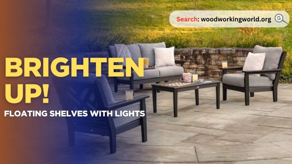 Brighten Up! Floating Shelves with Lights