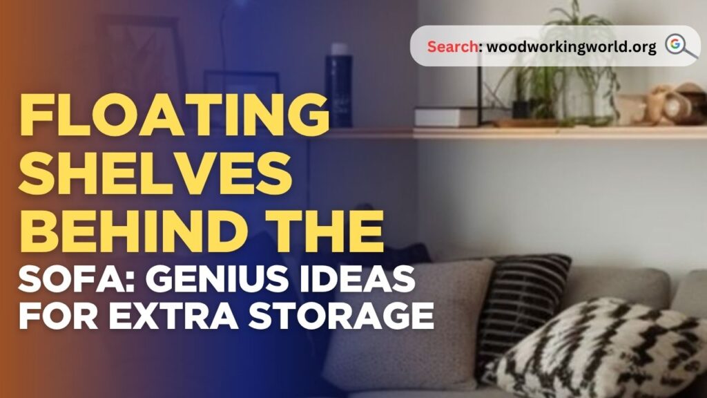 Floating Shelves Behind the Sofa: Genius Ideas for Extra Storage