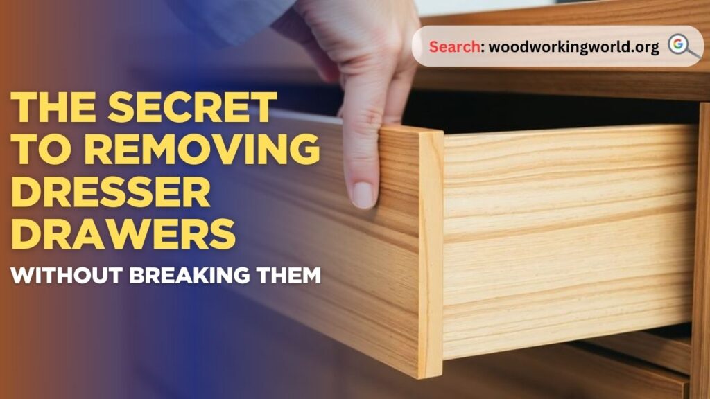 The Secret to Removing Dresser Drawers Without Breaking Them