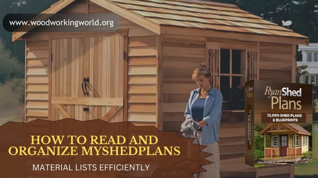 How to Read and Organize MyShedPlans Material Lists Efficiently