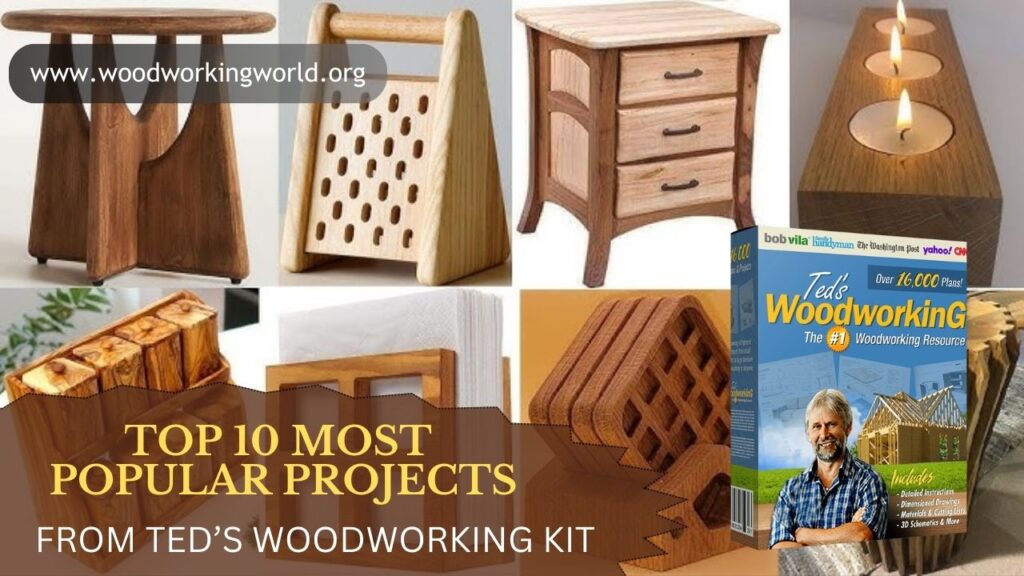 Top 10 Most Popular Projects from Ted’s Woodworking Kit