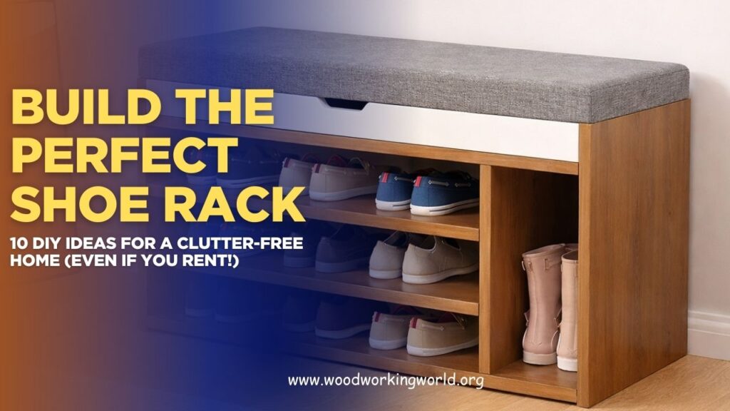 Build the Perfect Shoe Rack: 10 DIY Ideas for a Clutter-Free Home (Even If You Rent!)
