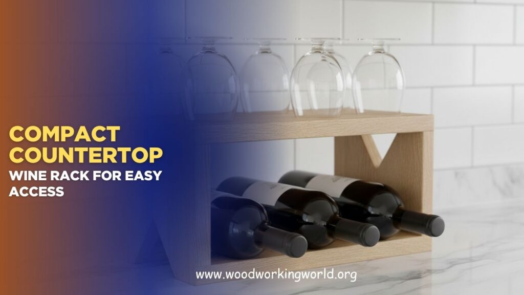 Compact countertop wine rack for easy access (Updated 2026)