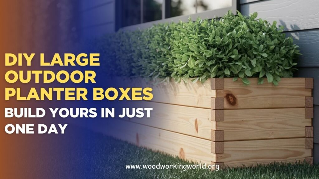 DIY Large Outdoor Planter Boxes – Build Yours in Just One Day (Updated 2026)