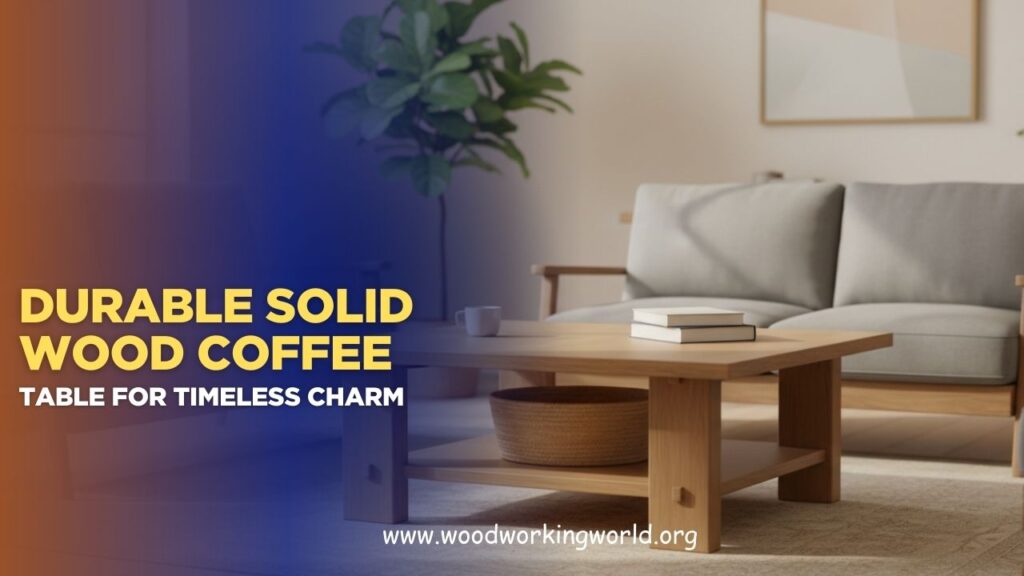 Durable solid wood coffee table for timeless charm (Updated 2026)