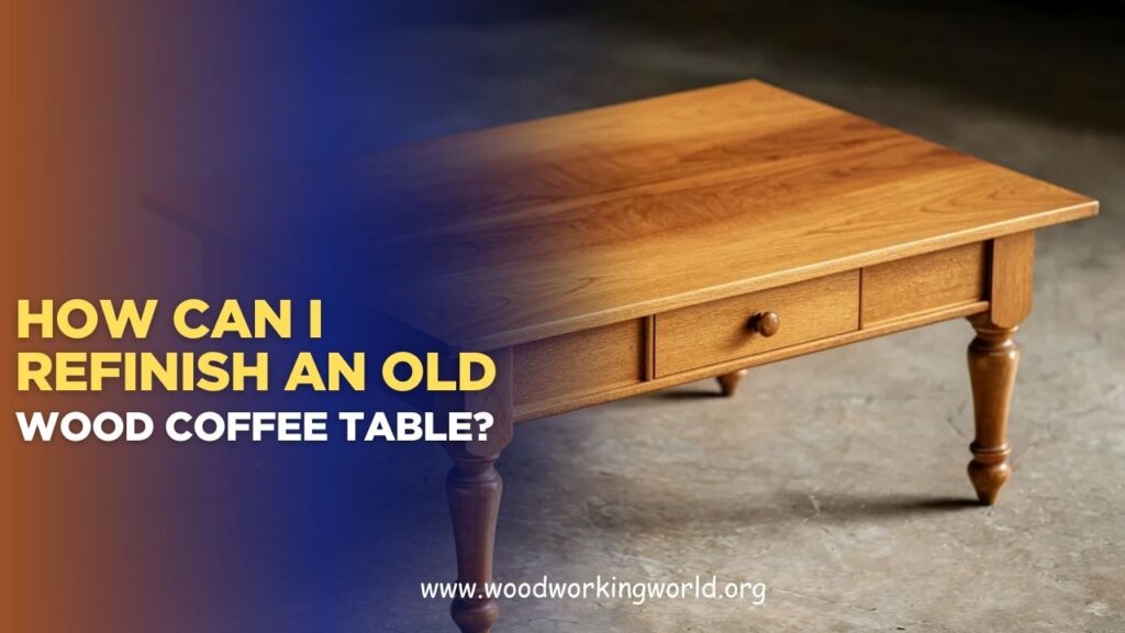 How can I refinish an old wood coffee table? (Updated 2026)