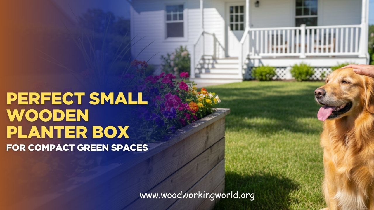 Flower Box Planters For Small Spaces Reference: Perfect Small Wooden Planter Box For Compact Green Spaces May