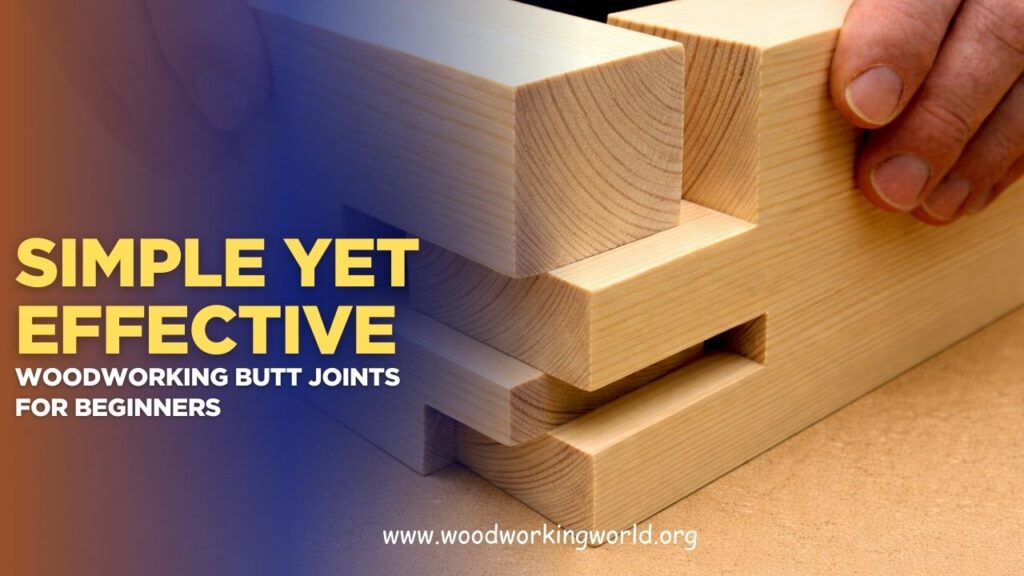 Simple yet effective woodworking butt joints for beginners (Updated 2026)