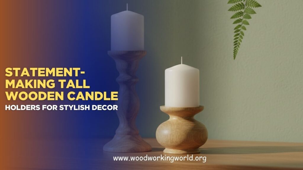 Statement-making tall wooden candle holders for stylish decor (Updated 2026)