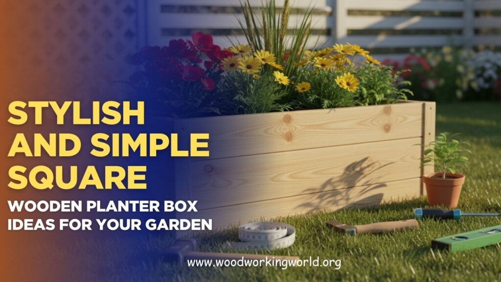 Stylish and Simple Square Wooden Planter Box Ideas for Your Garden (Updated 2026)