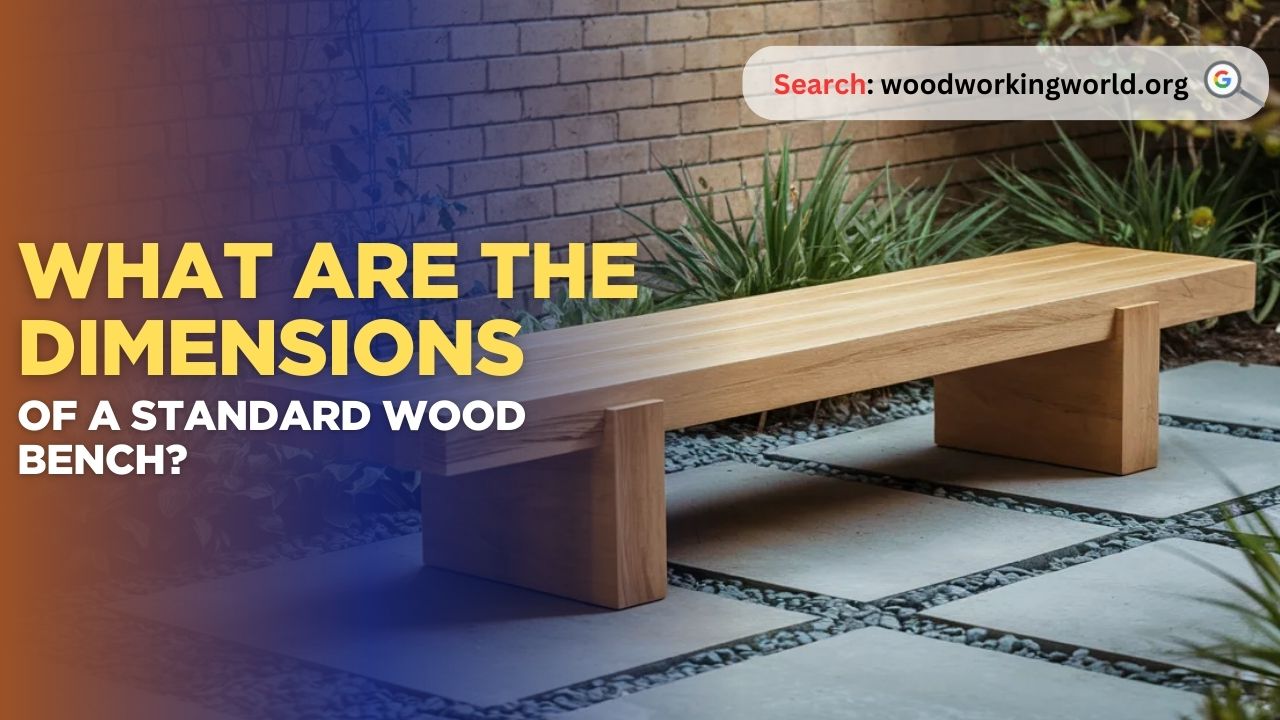 What are the dimensions of a standard wood bench? (May 2026)