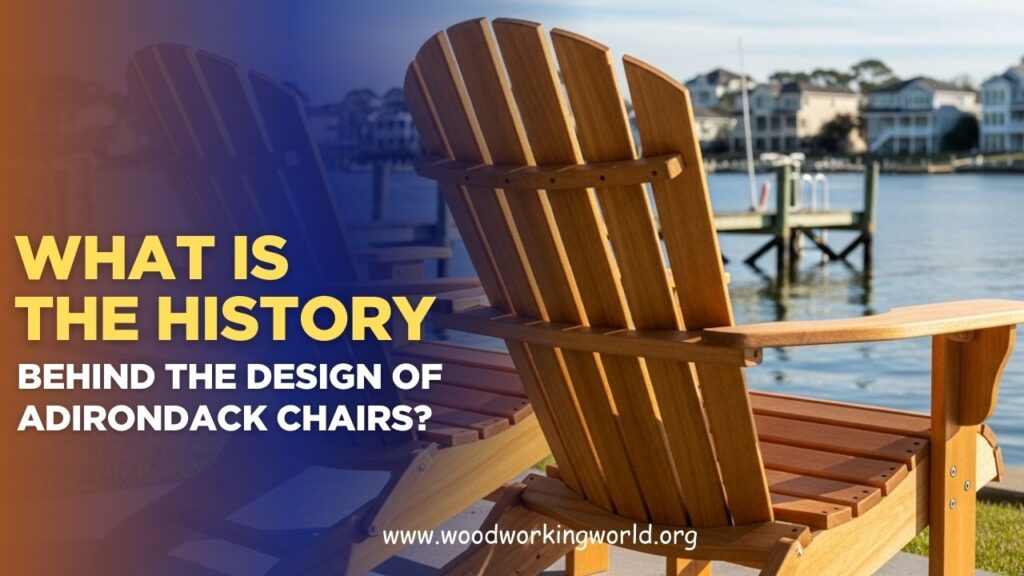 What is the history behind the design of Adirondack chairs? (Updated 2026)
