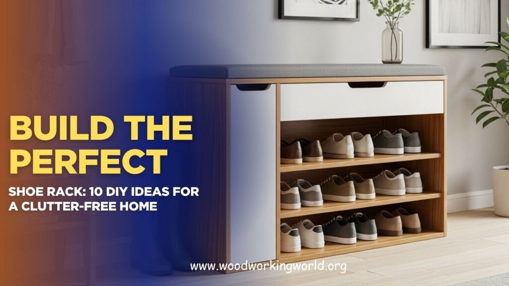 Build the Perfect Shoe Rack: 10 DIY Ideas for a Clutter-Free Home (Even If You Rent!)