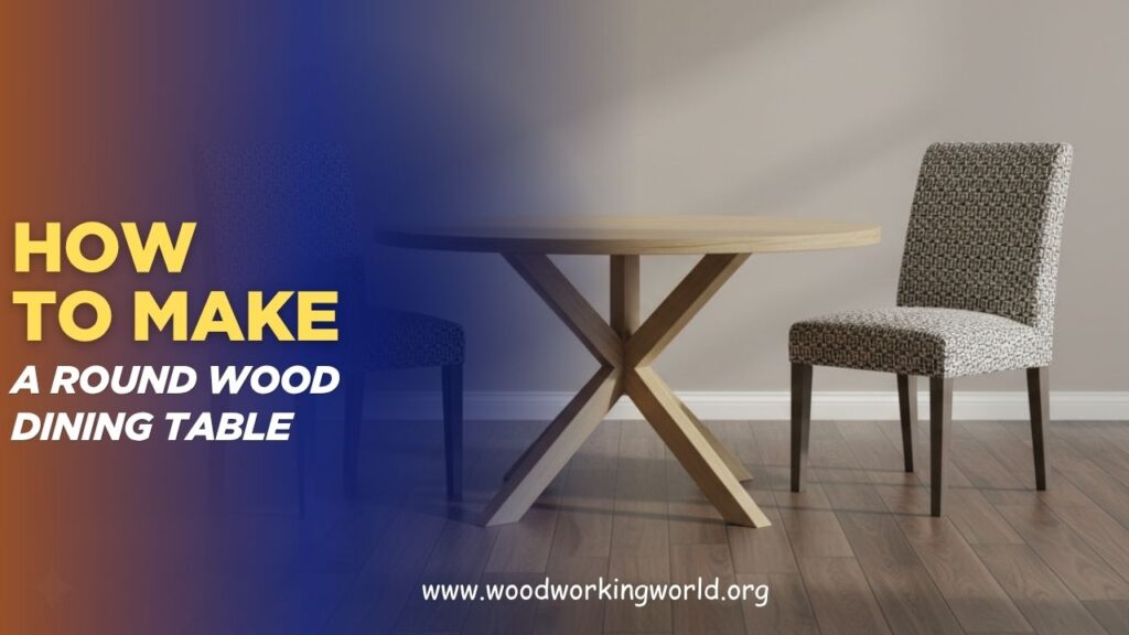 How to Make a Round Wood Dining Table