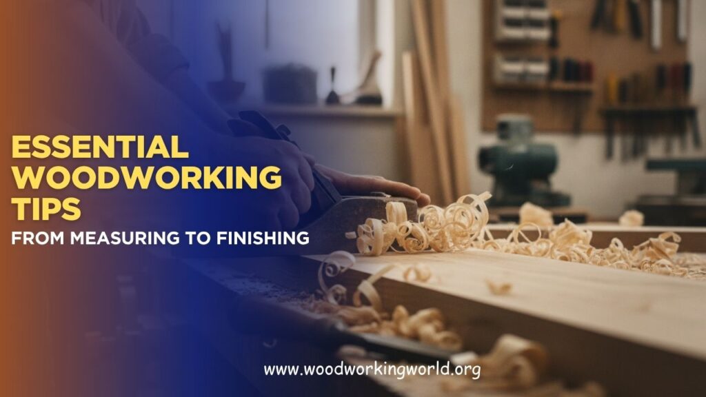 Essential Woodworking Tips: From Measuring to Finishing