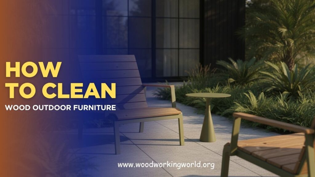 How to Clean Teak Wood Outdoor Furniture