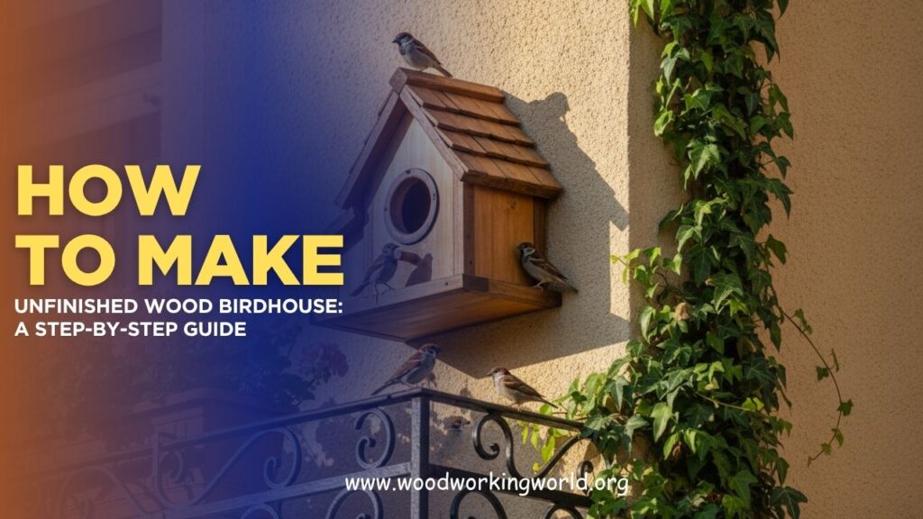 How to Make an Unfinished Wood Birdhouse: A Step-by-Step Guide